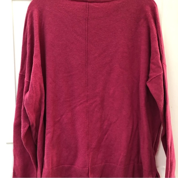 Chicos Hot pink soft stretchy wide Crewneck barbiecore long sleeve tunic XL - Picture 6 of 8